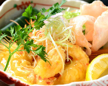 Stir-fried shrimp with mayonnaise