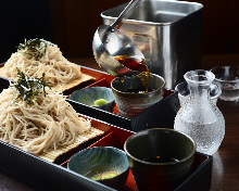 Chilled buckwheat noodles without broth