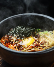 Stone grilled bibimbap