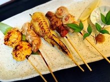 Assorted grilled skewers, 5 kinds