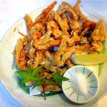 Fried prawns