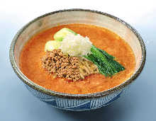 Chinese noodles in Sichuan-style sesame paste soup