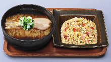 Gomoku fried rice and ramen meal set
