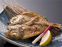 Lightly-dried rosy seabass