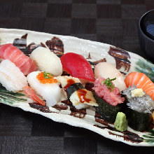 Assorted nigiri sushi
