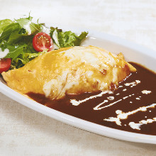 Other rice omelets / rice with hashed meat