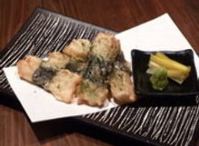 Seaweed-wrapped fried food