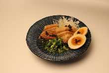Simmered pork belly