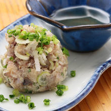 Namero (chopped and seasoned seafood)