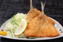 Deep-fried horse mackerel