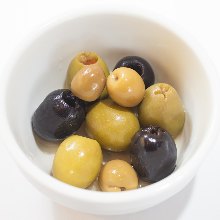 Assorted stuffed olives