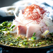 Sesame-flavored amberjack