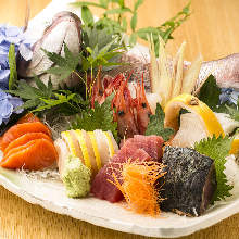 Assorted sashimi, 7 kinds