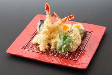 Assorted tempura, 6 kinds