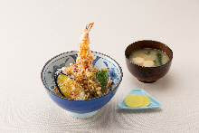 Shrimp rice bowl