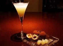 Litchi and Yogurt Martini