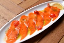 Salmon Carpaccio Salmon Carpaccio