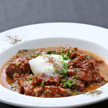 Beef tendon stewed in Hatcho miso