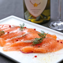 Marinated salmon