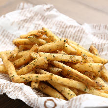 French fries with anchovy seasoning