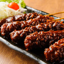 Cutlet skewers with miso