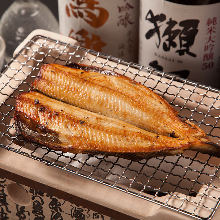 Grilled atka mackerel