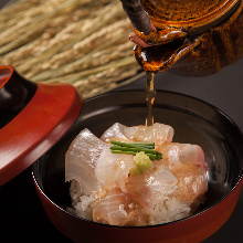 Tai chazuke (sea bream and rice with tea)