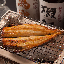 Grilled atka mackerel