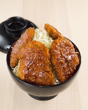 Pork cutlet rice bowl