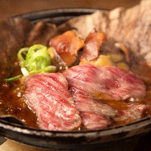 Grid-grilled Wagyu beef