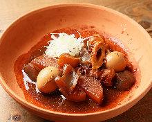 Miso oden with Wagyu beef doteni