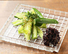 Cucumber with moromi miso