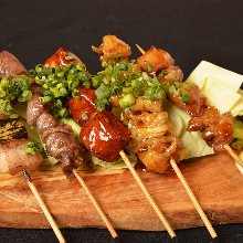 Assorted grilled skewers, 5 kinds