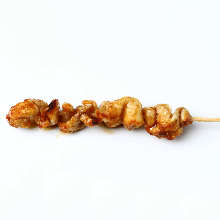 Chicken skin skewer