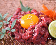 Horse meat tartare