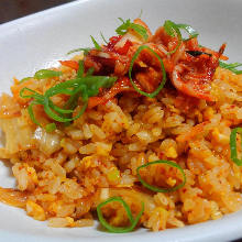 Fried rice with kimchi