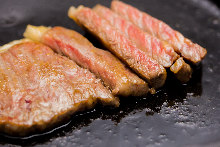 Wagyu beef sirloin steak