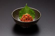 Chanja (Korean spicy marinated cod innards)