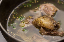 Beef bone soup