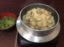 Kamameshi (pot rice)