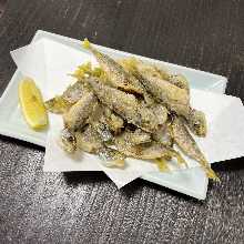 Fried horse mackerel