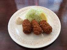 Deep-fried oysters