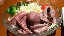 Beef shabu-shabu salad