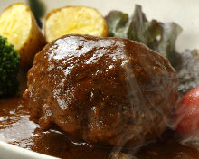 Stewed hamburg steak