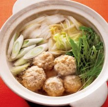 Chicken dumpling hot pot