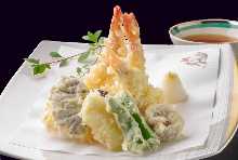 Assorted tempura