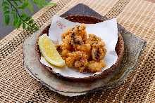 Fried octopus