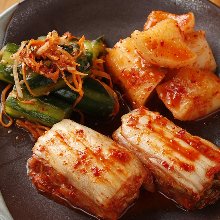 Assorted kimchi