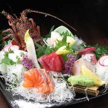 Assortment of 7 Sashimi