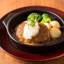 Japanese-style hamburg steak